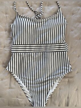 Shade & Shore White One-Piece Swimsuit
